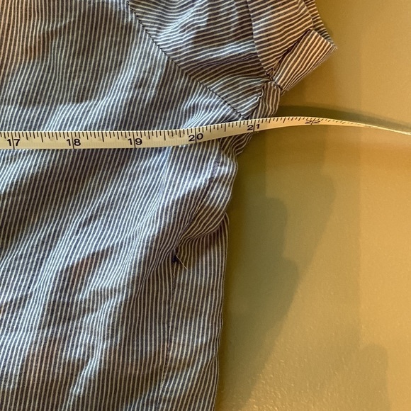 American Eagle Outfitters pin striped lace button shirt Large We're the Millers - Picture 14 of 16